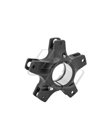 Al Rear Brake disc holder Ø40 mm-floating BLACK