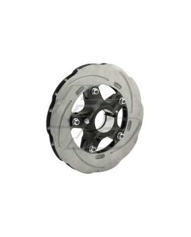 Rear Brake disc+Al holder Ø40 mm floating BLACK