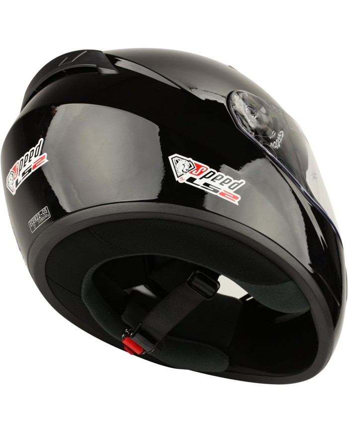 Casco LS2 nero lucido