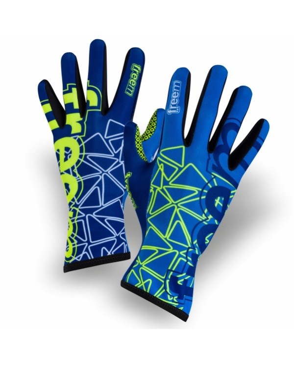 Driver Gloves K-SLIGHT22 - ROYAL/LIGHT BLUE