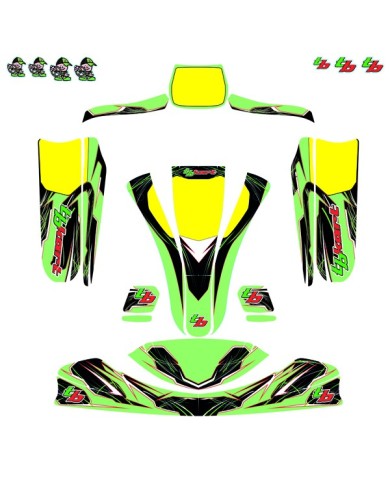 Set Stickers Tbkart Monster M20