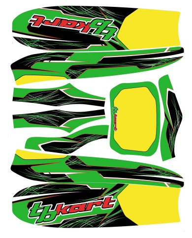 Set Stickers Tbkart 2018