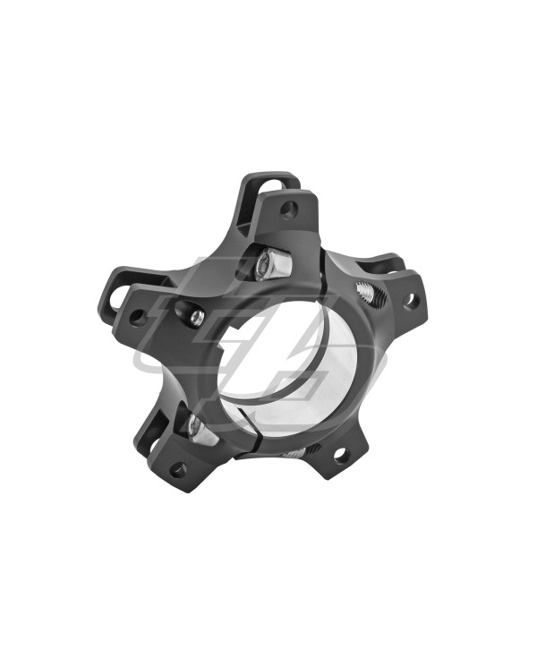 Al Rear Brake disc holder Ø50 mm-floating BLACK