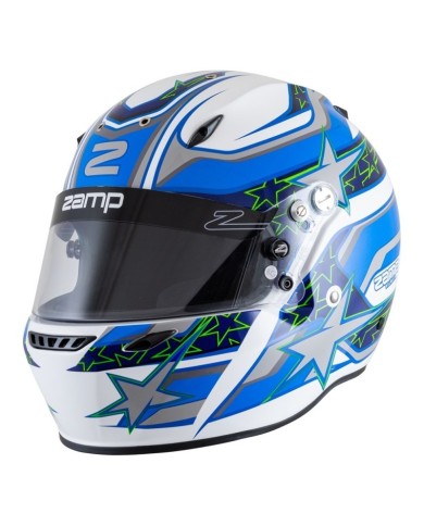 Casco Zamp ZR-72 White-Blue