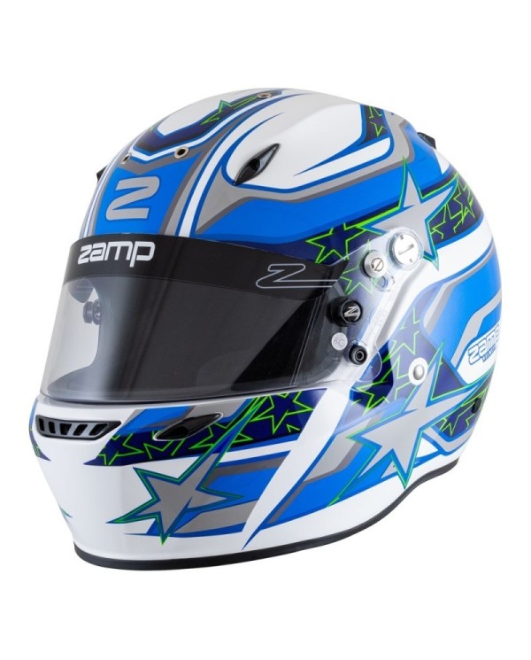 Zamp Helmet ZR-72 White-Blue