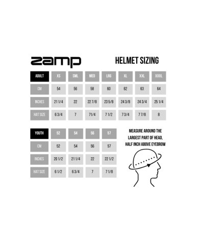 Zamp Helmet ZR-72 White-Blue