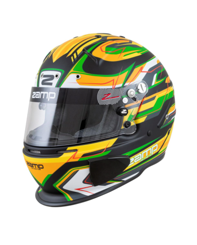 Casco Zamp RZ 70E Switch Green / Black / Yellow