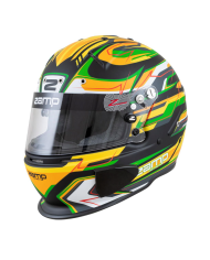 Casco Zamp RZ 70E Switch Green / Black / Yellow